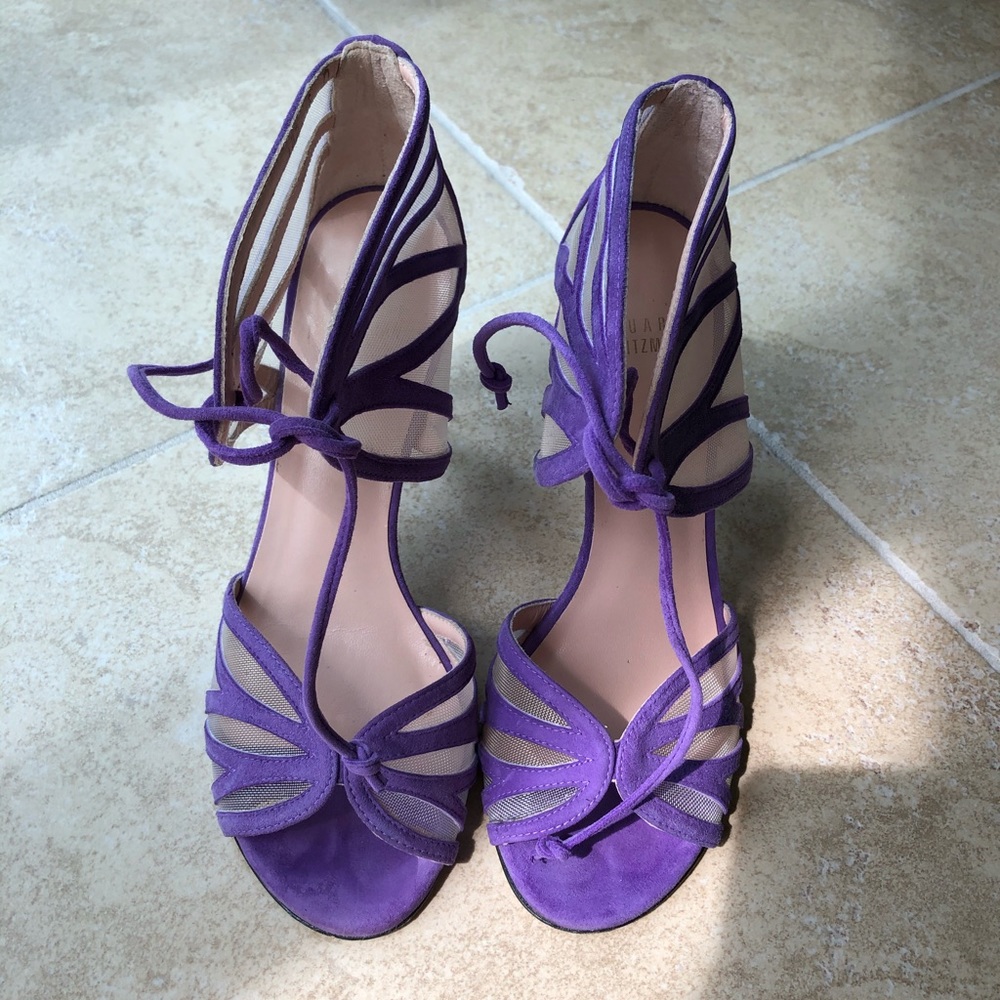 Stuart Weitzman Heels size 6, purple❗️FIRM PRICE❗️